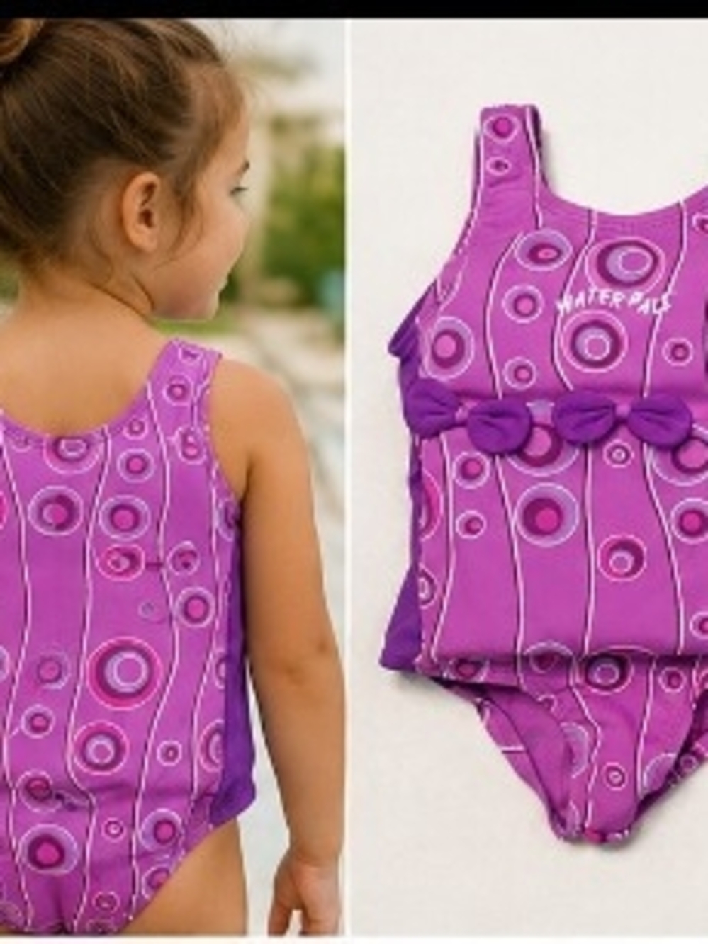#4025 Water Pals Girls Flotation Swimsuit